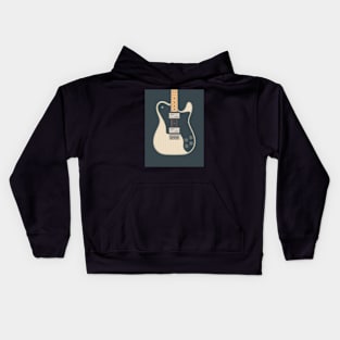 Olympic White Deluxe Telly Guitar Kids Hoodie